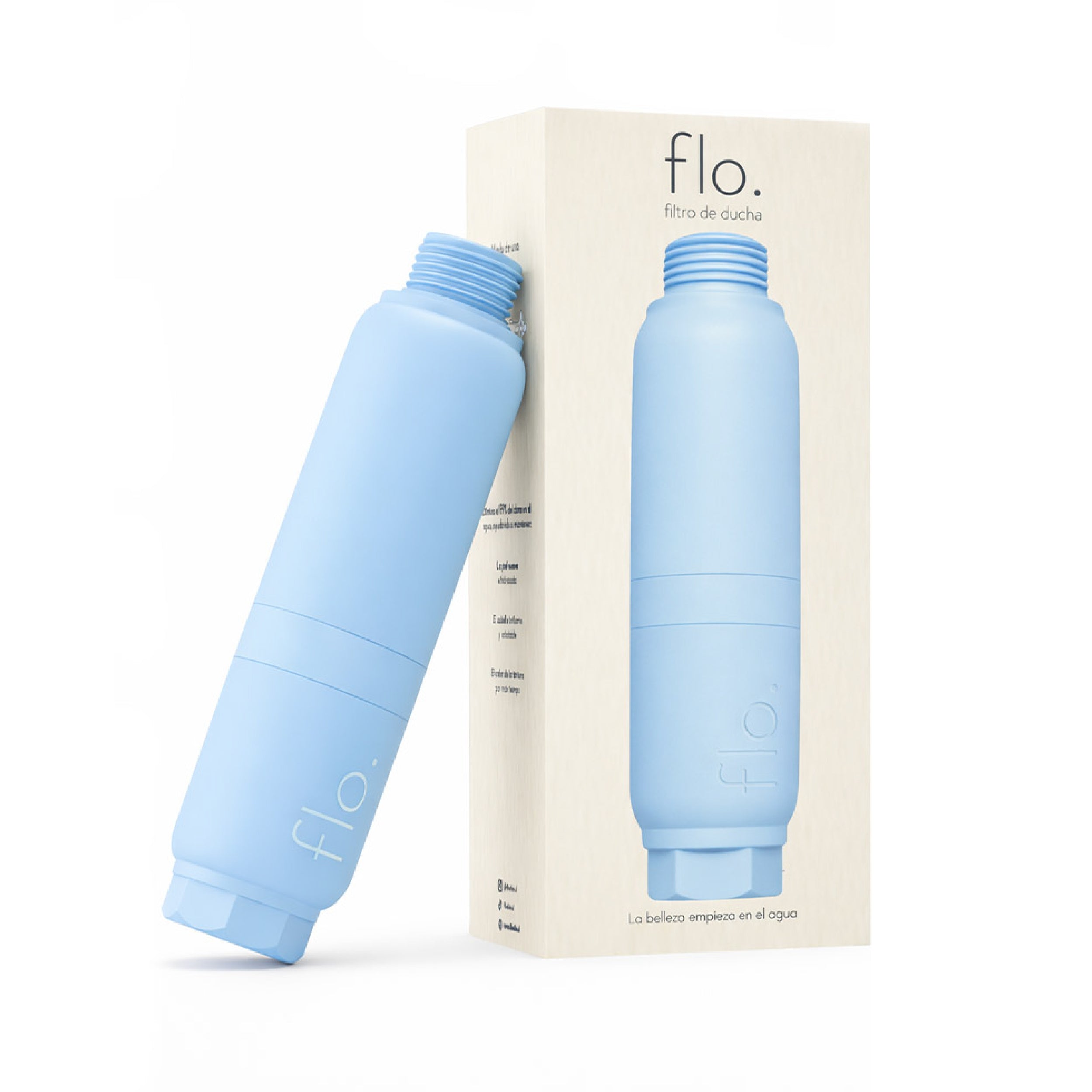 flo. Filtro de Ducha Anticloro | Elimina 99% del Cloro y Protege Piel y Pelo - Variedad de colores!!! Elige el tuyo!