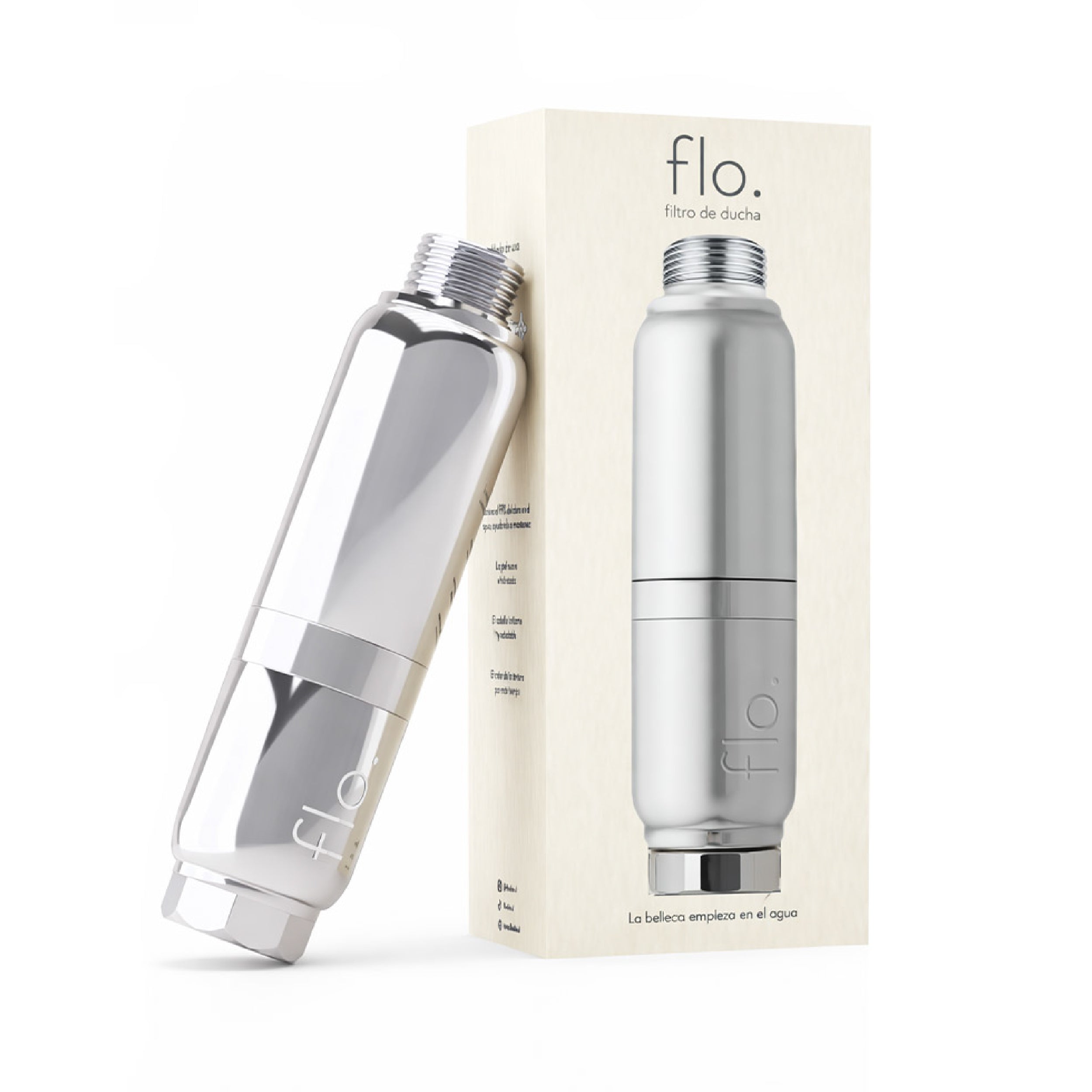 flo. Filtro de Ducha Anticloro | Elimina 99% del Cloro y Protege Piel y Pelo - Variedad de colores!!! Elige el tuyo!