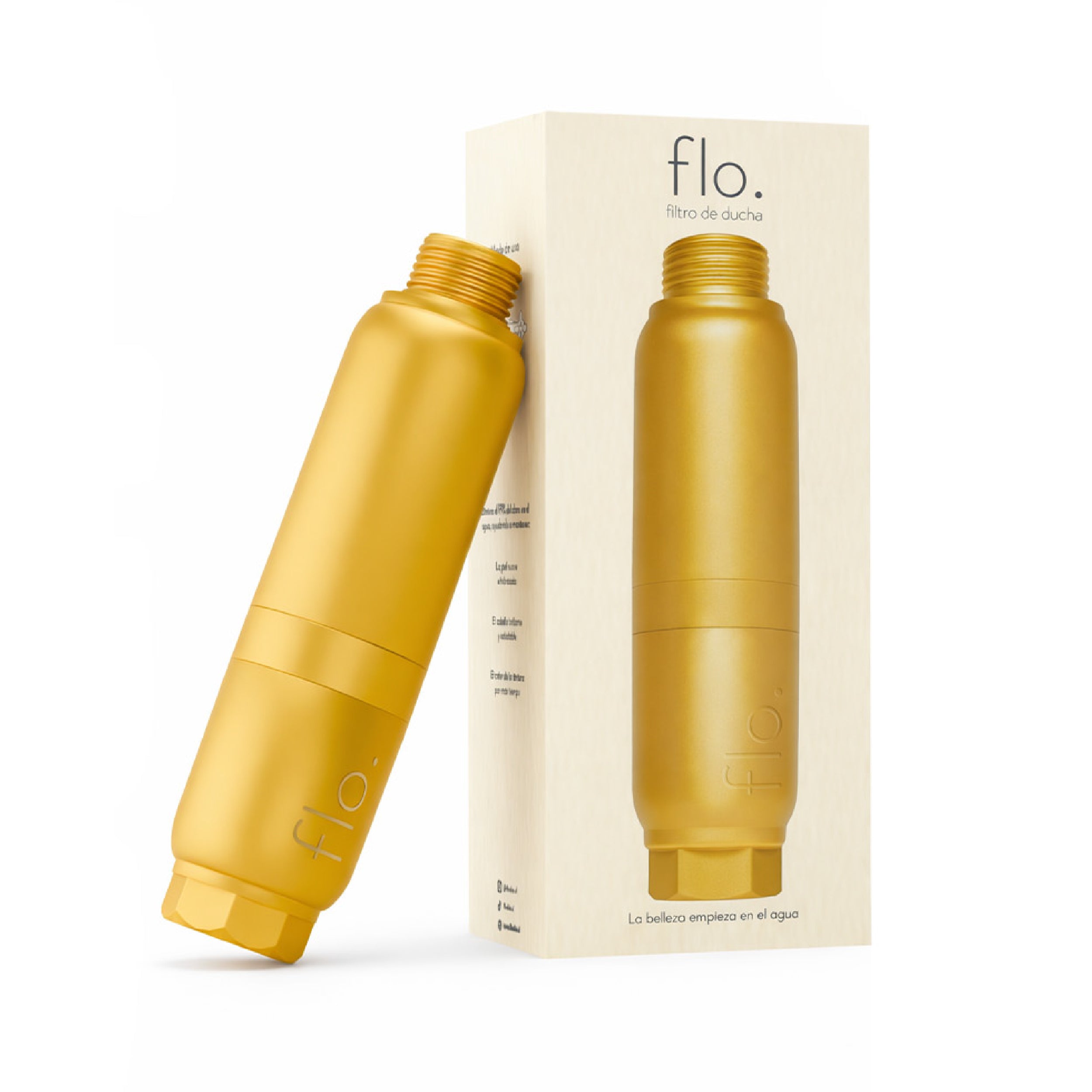 flo. Filtro de Ducha Anticloro | Elimina 99% del Cloro y Protege Piel y Pelo - Variedad de colores!!! Elige el tuyo!