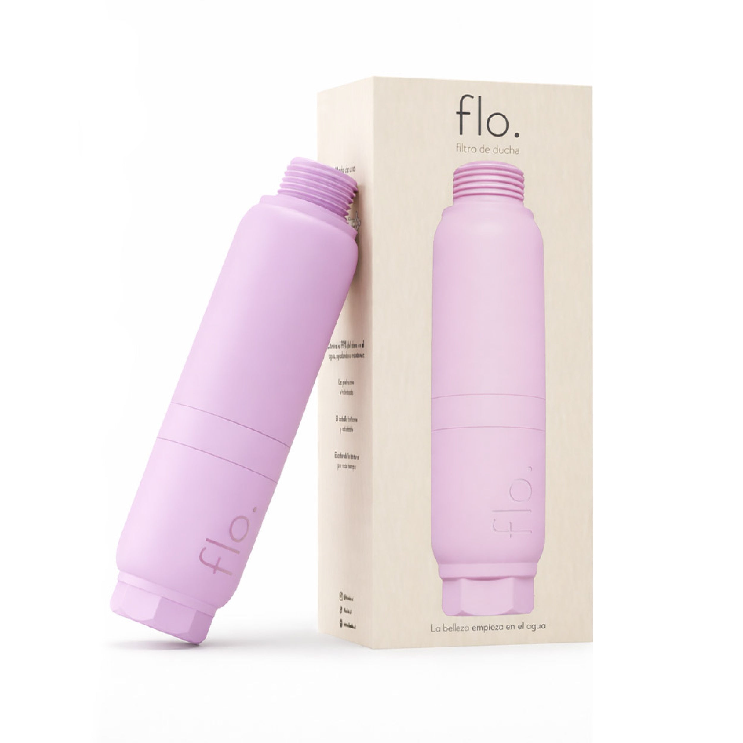 flo. Filtro de Ducha Anticloro | Elimina 99% del Cloro y Protege Piel y Pelo - Variedad de colores!!! Elige el tuyo!