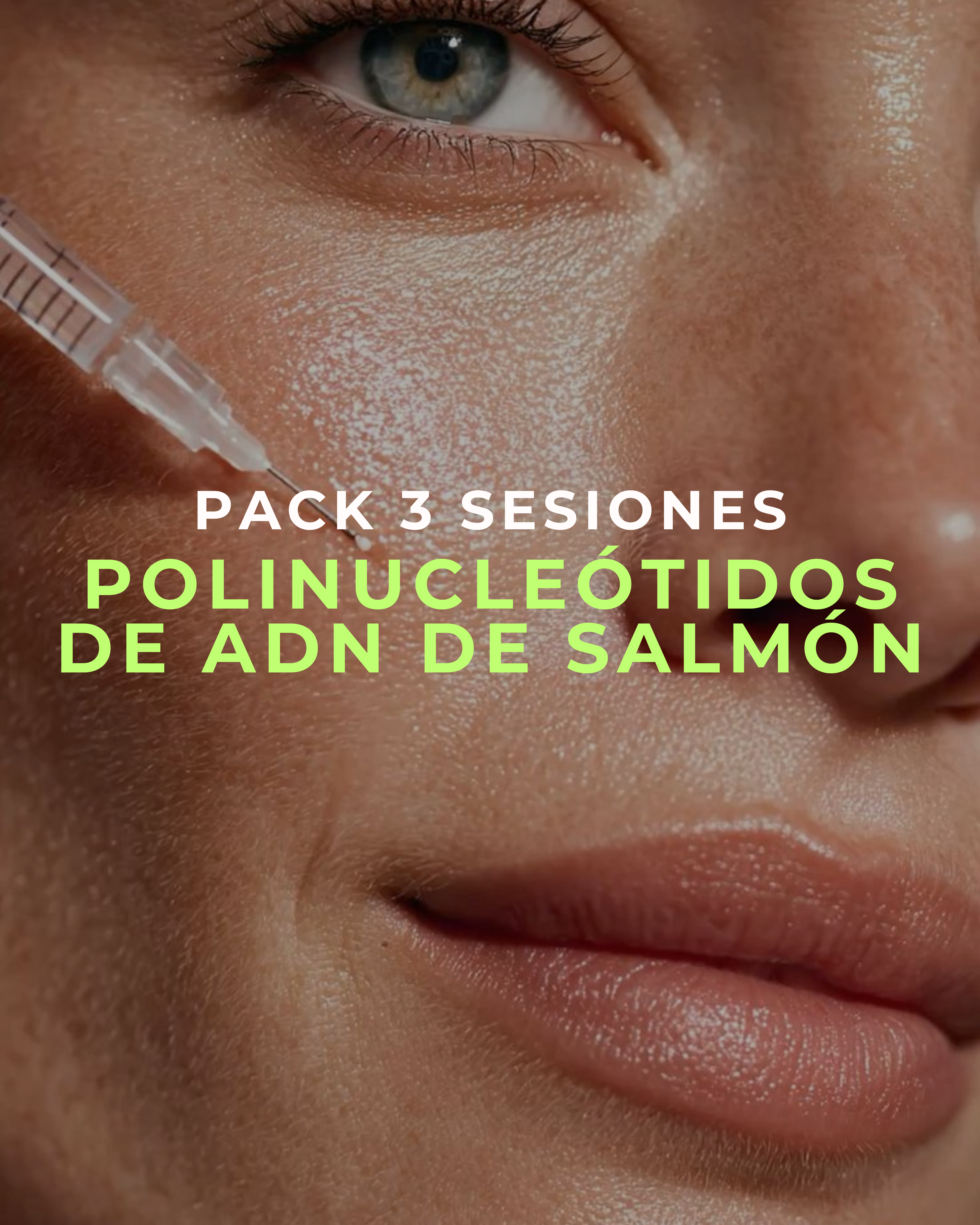 Polinucleótidos de ADN de Salmón Pack 3 Sesiones: para regenerar tu rostro desde adentro y recuperar hidratación, firmeza y luminosidad