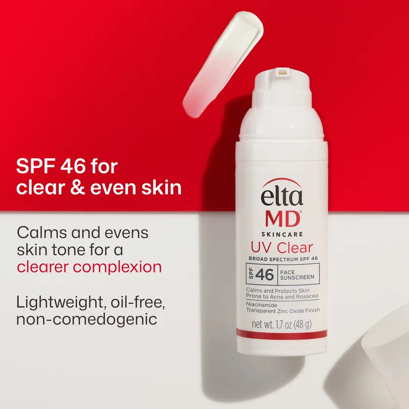 UV Clear SPF 46 sin Color - Protector Solar Mineral para Piel Grasa, con Acné o Rosácea | Hipoalergénico y No Comedogénico ★ BEST UP ★