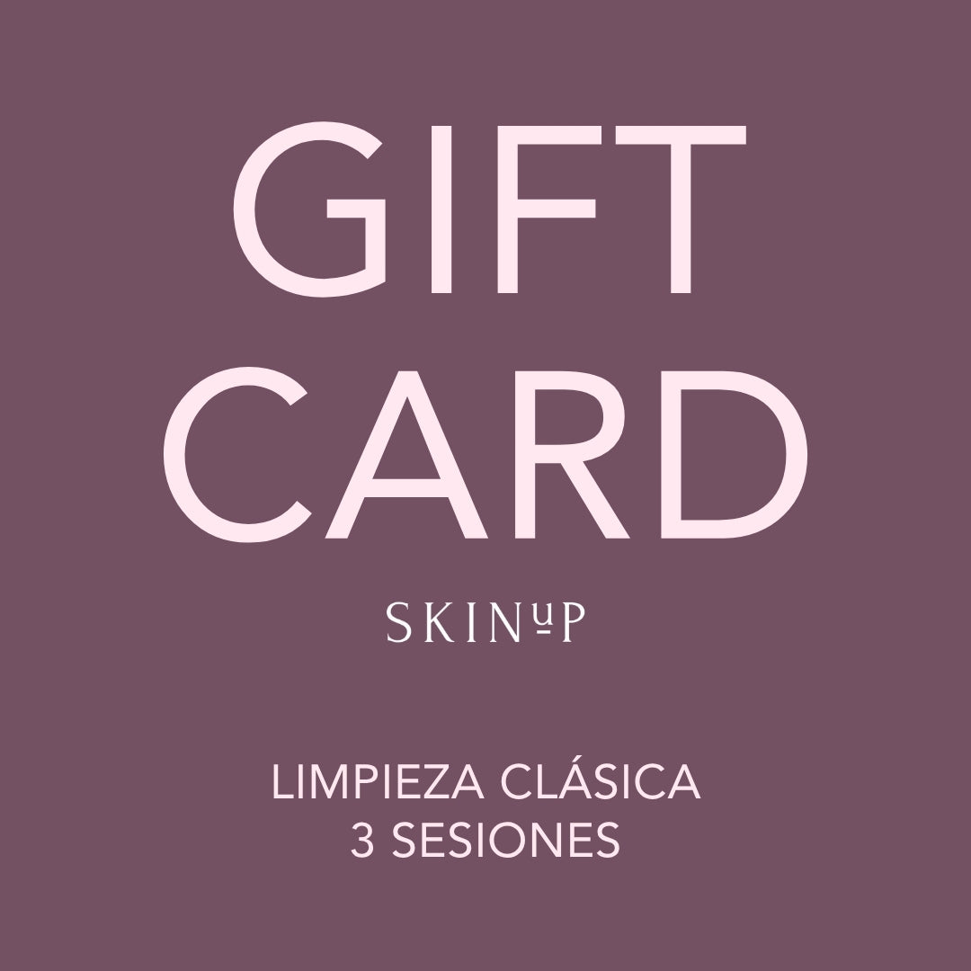 Gift Card Digital - Limpieza Facial Profunda CLÁSICA Pack 3 Sesiones 15%