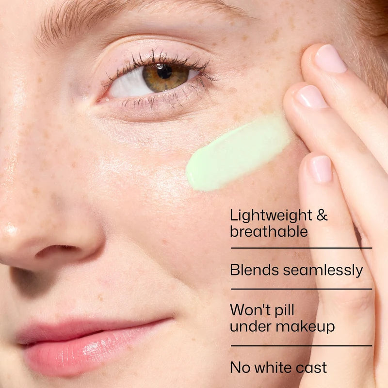 UV Skin Recovery Red Color Correcting Green Tint SPF 50 - Protector Solar Mineral con Tono Verde Corrector de Rojeces y pieles sensibles