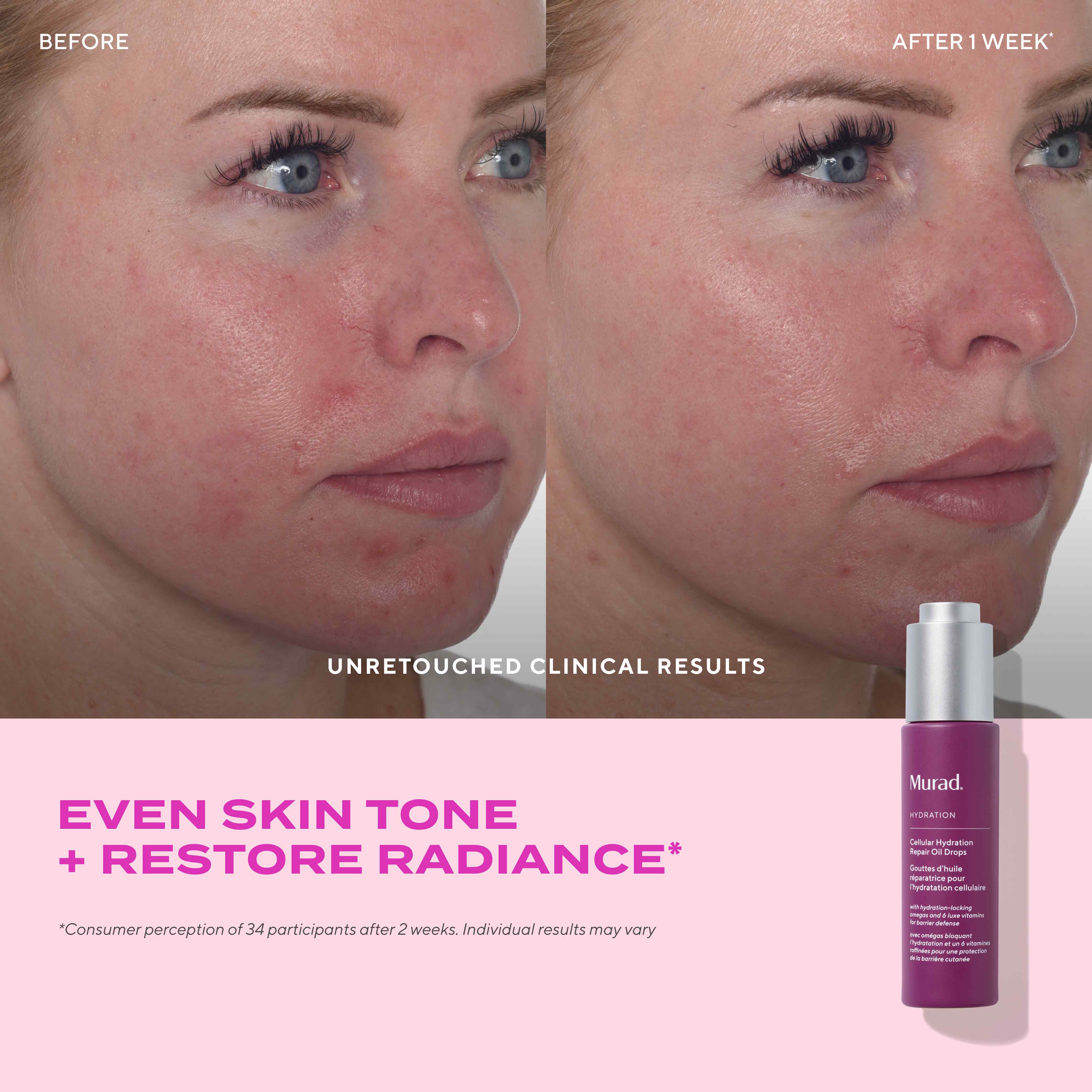 Cellular Hydration Repair Face Oil Drops - Aceite facial de rápida absorción para hidratar e iluminar tu piel