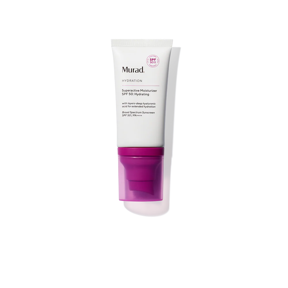SUPERACTIVE MOISTURIZER SPF 50: HYDRATING / Crema que otorga hidratación profunda, refuerza barrera cutánea y protege del sol con protección física.