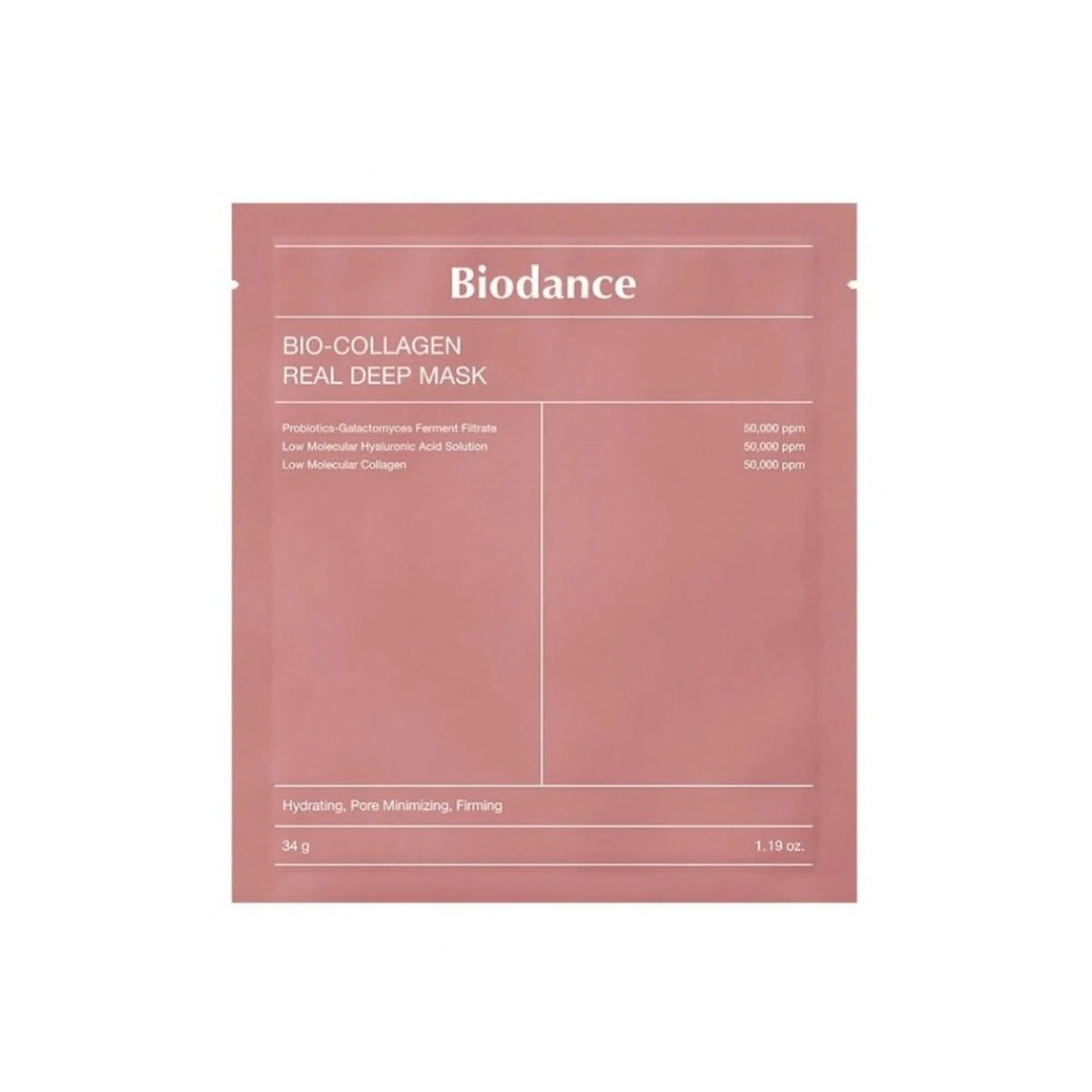 Bio-Collagen Real Deep Mask Biodance - Mascarilla hidratante y reafirmante