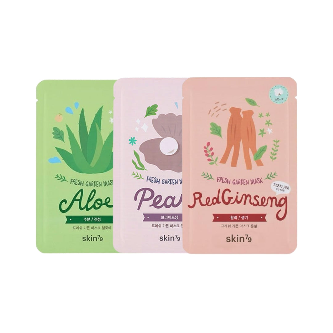Pack x3 Mascarillas Hidratantes SKIN79 - Hidratación y Nutrición