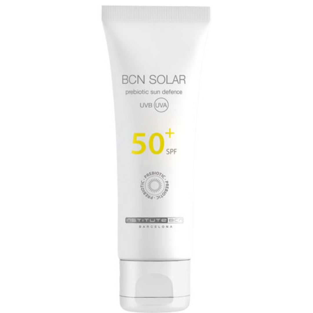 BCN Solar SPF 50+ - Protector solar de prebiótico para pre y post tratamientos médico-estéticos