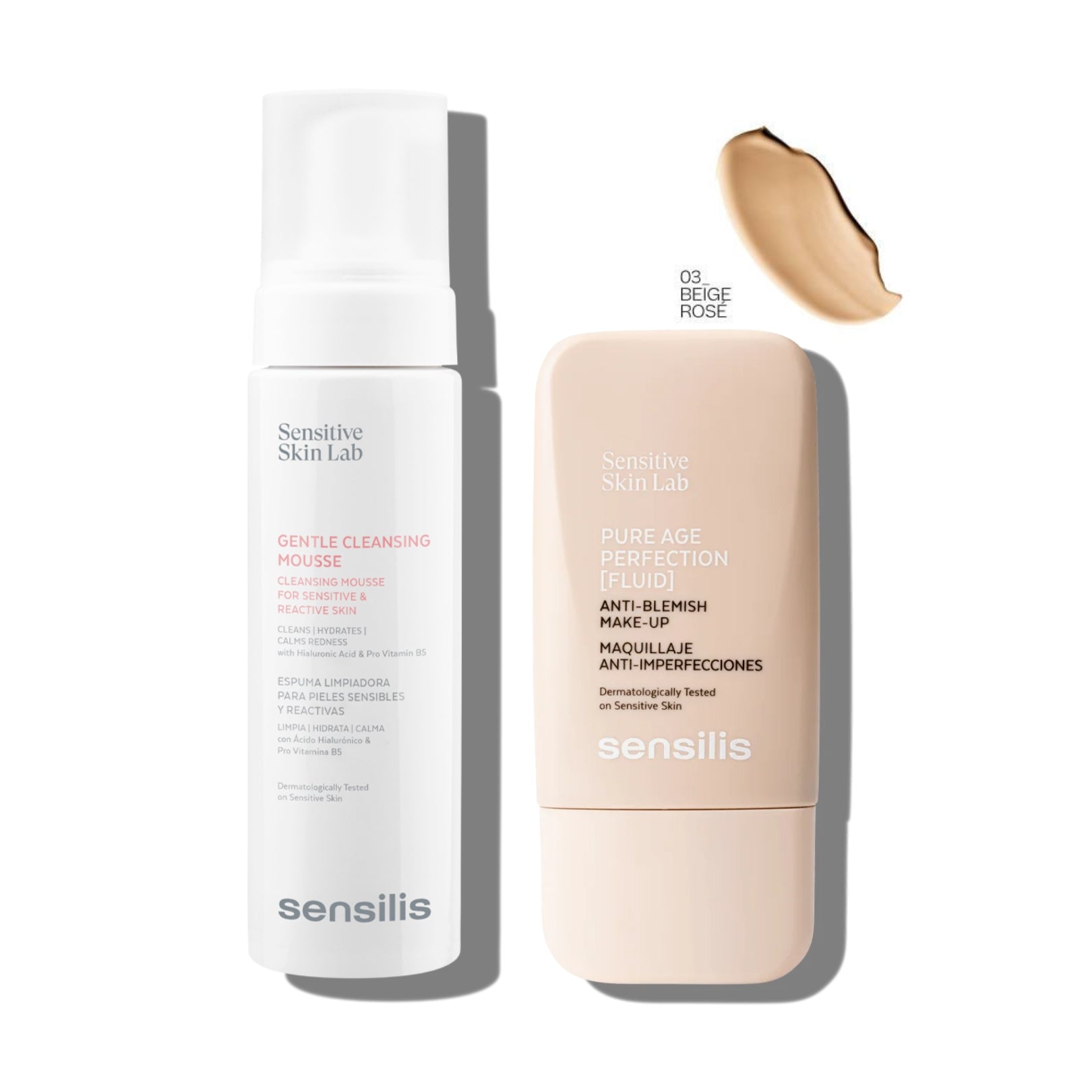 Pack Pure Balance Sensilis - Base de Maquillaje y Limpiador para Pieles Sensibles y Grasas