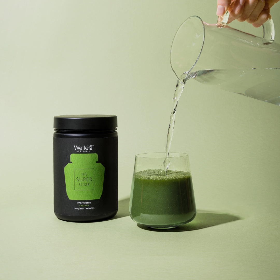 The Super Elixir AM O MEDIO DIA-  Polvo protéico que mejora energía, pelo, piel, uñas, digestión, sistema nervioso, inmunológico y más! ★ BEST UP ★