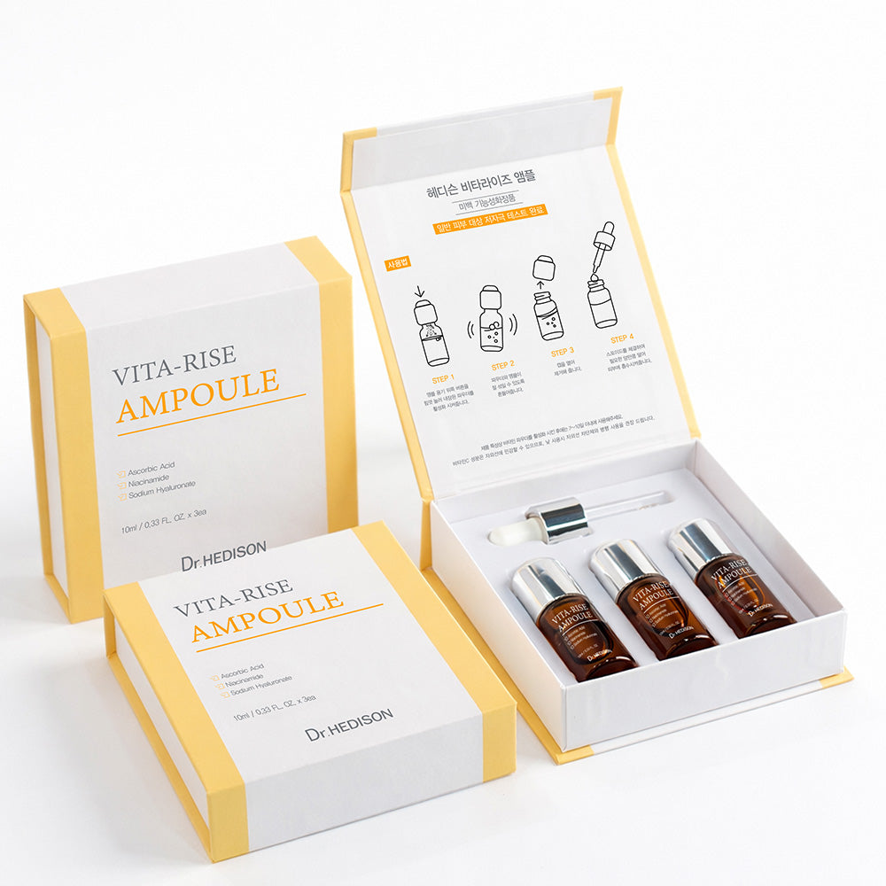 Vita Rise Ampoule 3 u x 10 ml - Ampollas faciales antioxidante y despigmentante serum de vitamina C muy potente activado