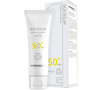BCN Solar SPF 50+ - Protector solar de prebiótico para pre y post tratamientos médico-estéticos