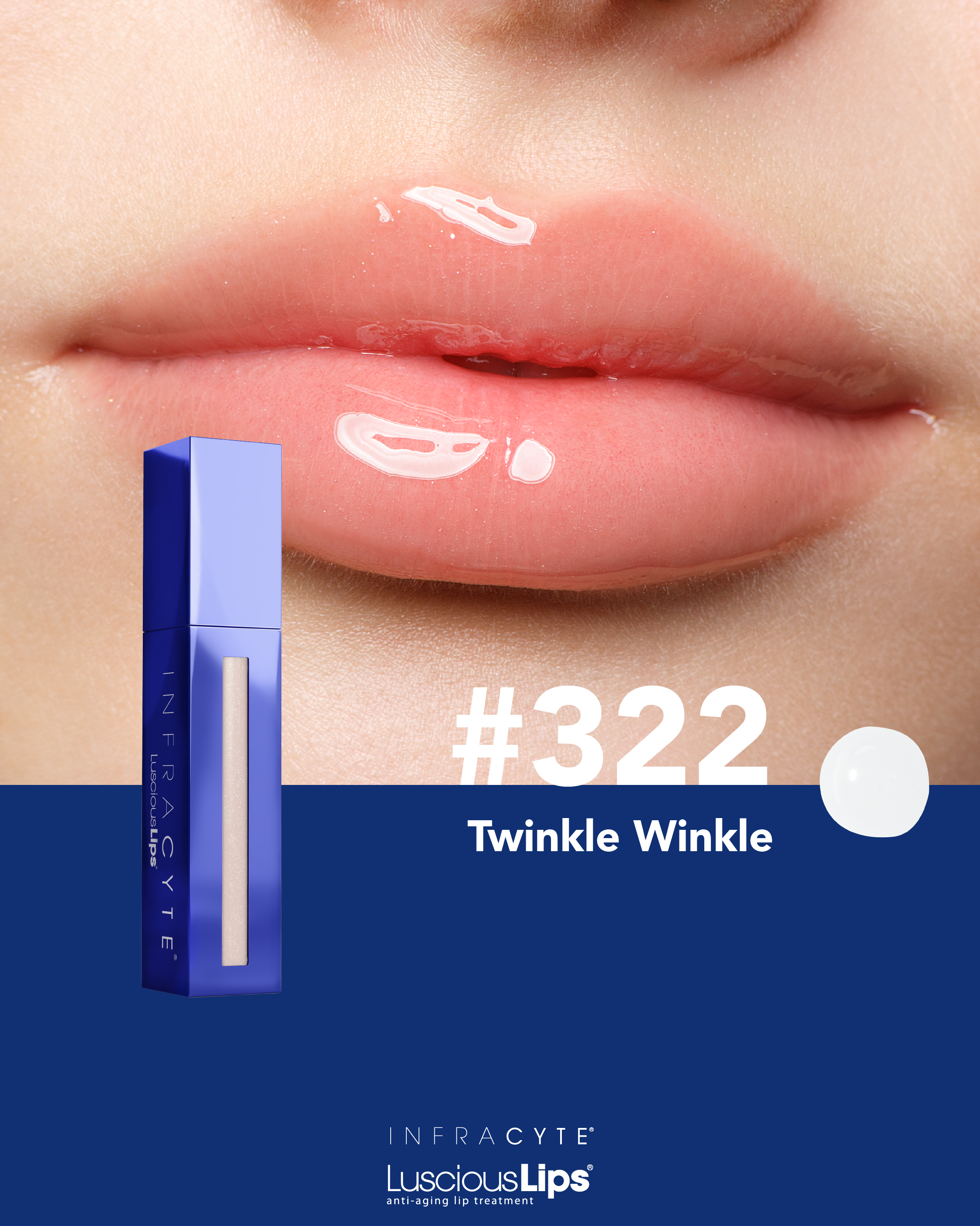 Infracyte Luscious Lips  11 TONOS / Brillo labial tratamiento anti-envejecimiento para labios más saludables, con más volumen y más jóvenes.