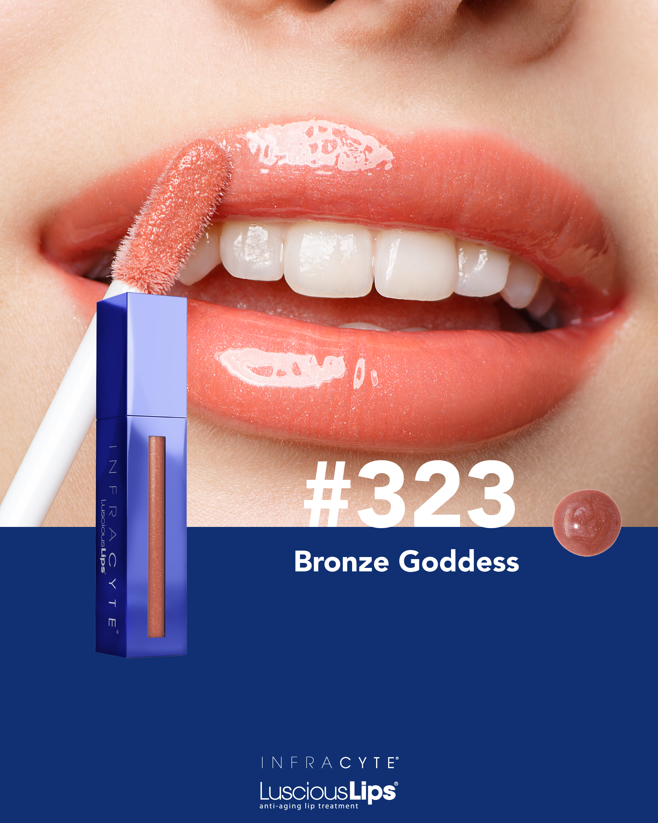 Infracyte Luscious Lips  11 TONOS / Brillo labial tratamiento anti-envejecimiento para labios más saludables, con más volumen y más jóvenes.
