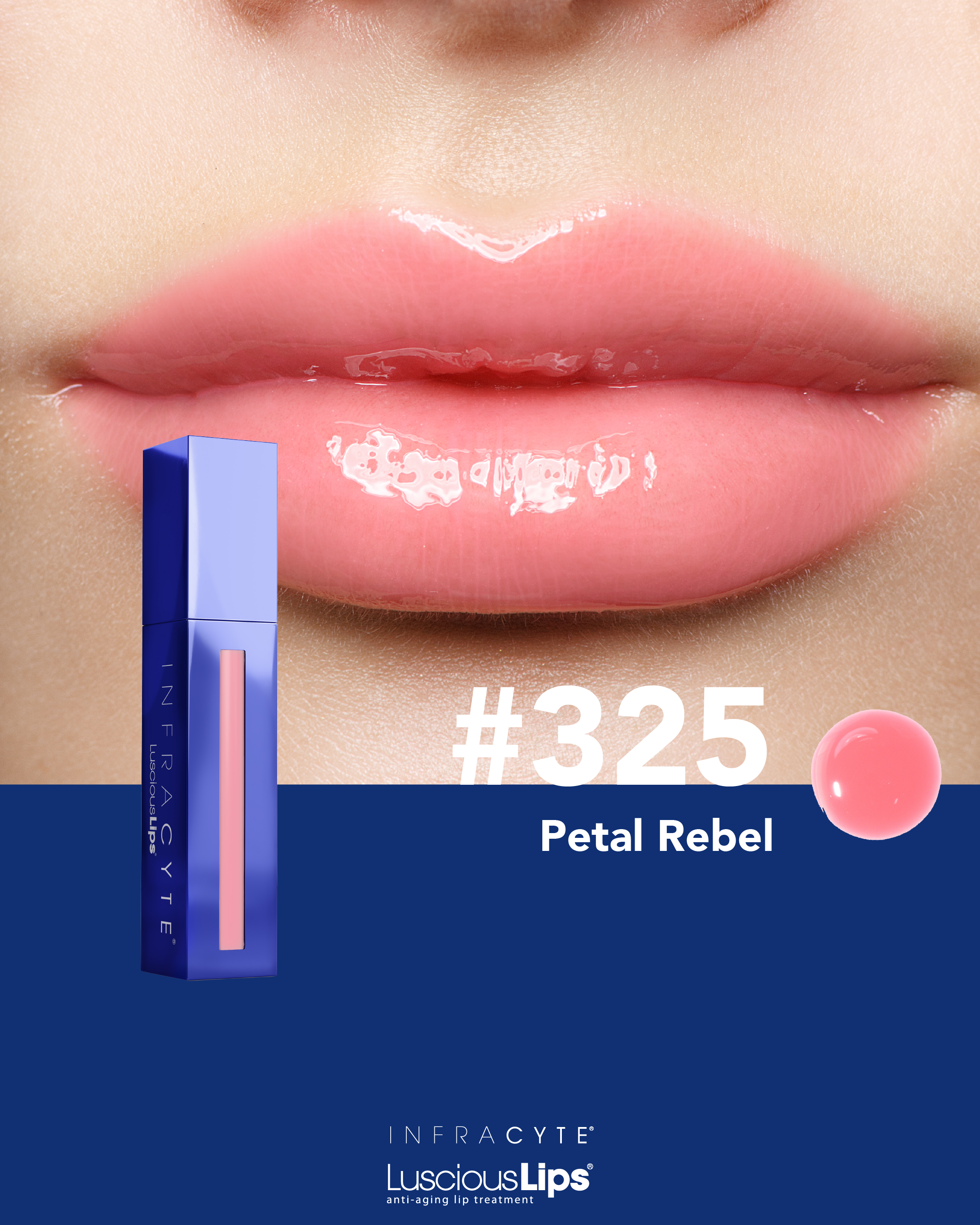 Infracyte Luscious Lips  11 TONOS / Brillo labial tratamiento anti-envejecimiento para labios más saludables, con más volumen y más jóvenes.