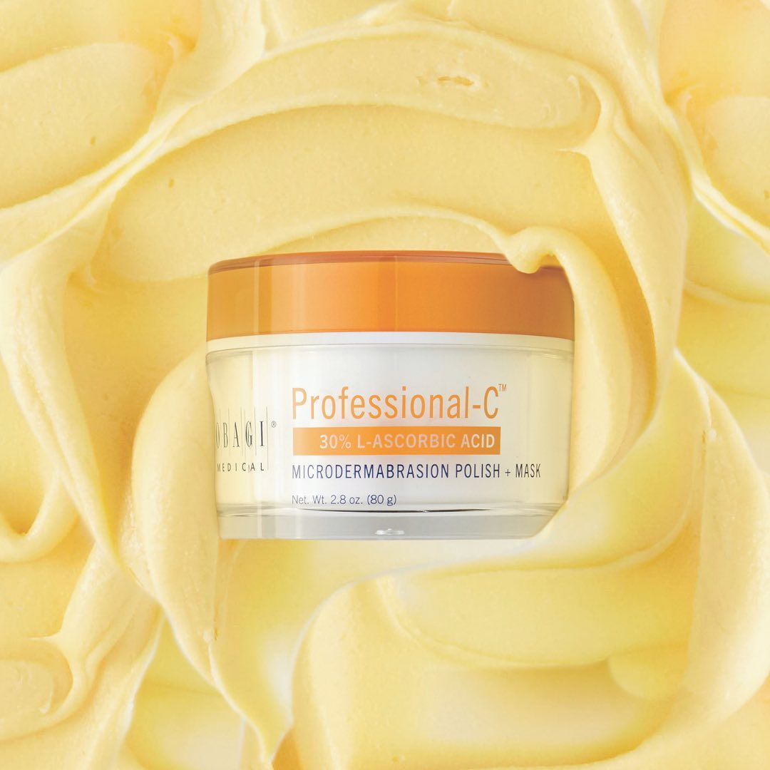 Professional-C Microdermoabrasion Polish + Mascarilla - Mascarilla facial de vitamina C de doble acción