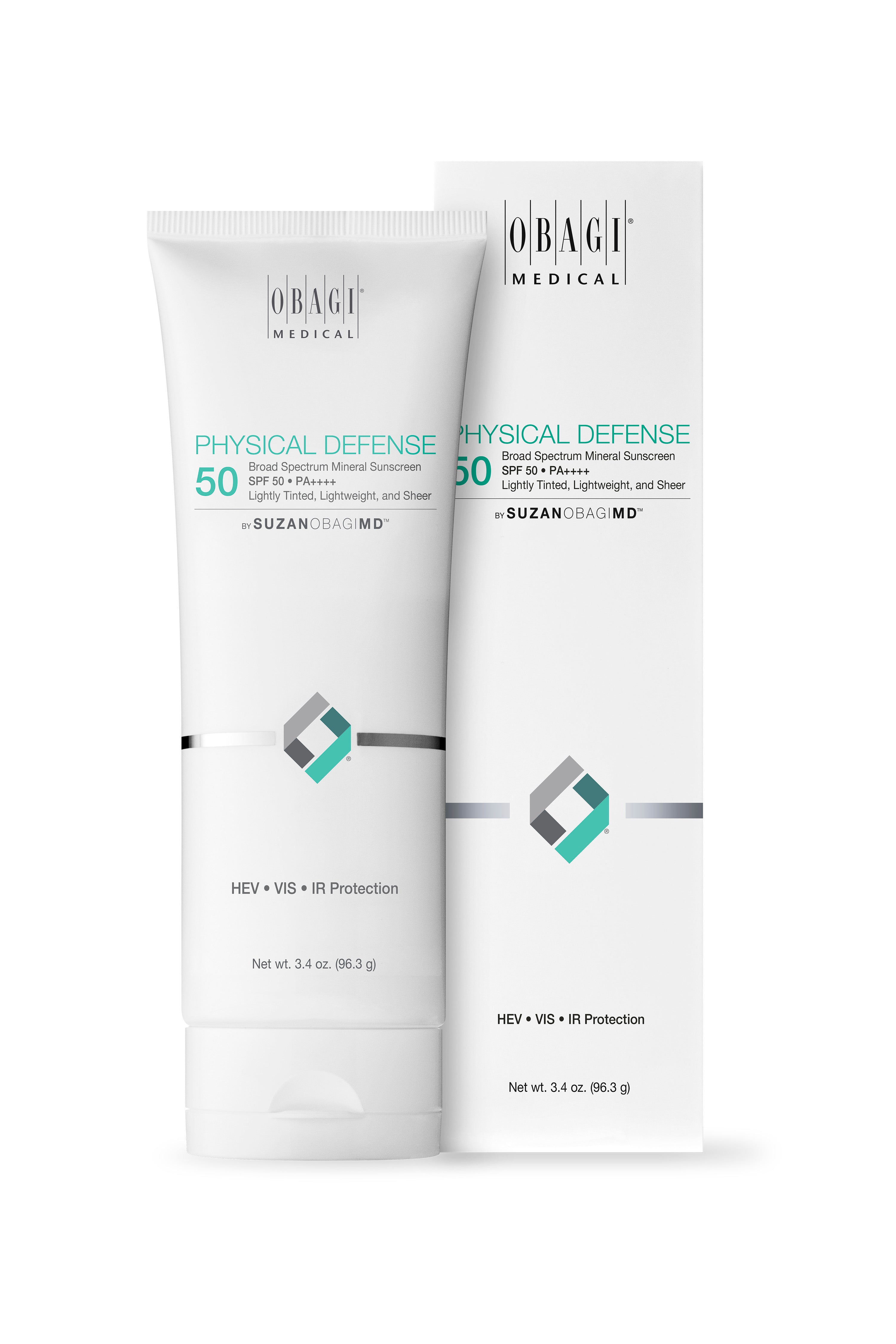 Physical Defense Broad Spectrum Tinted SPF 50  - Protector solar SPF 50 con color protección UVA y UVB