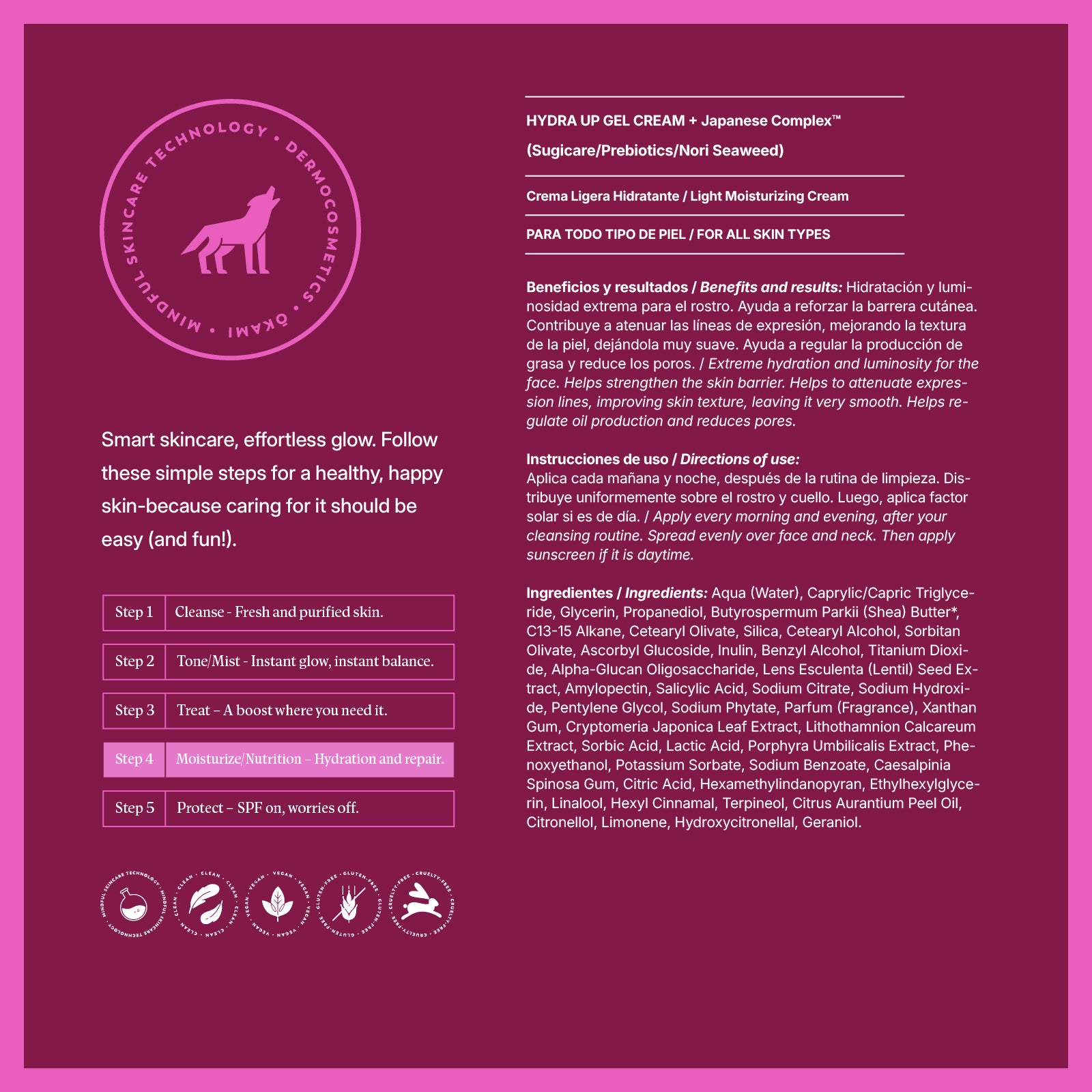 Hydra Up Gel Cream - Paso 4 Crema Hidrantate