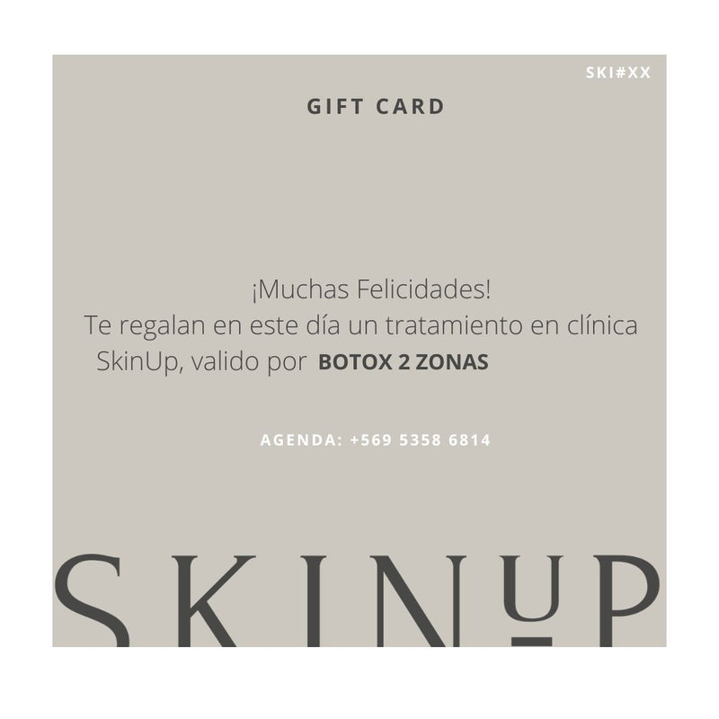 Gift Card Botox 2 zonas