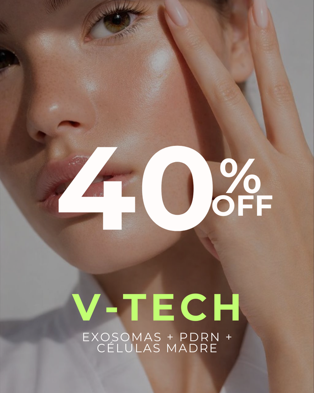 V-Tech: Regeneración Total con Exosomas + PDRN + Células Madre — 3 grandes activos en 1 tratamiento para rejuvenecer y resetear tu piel