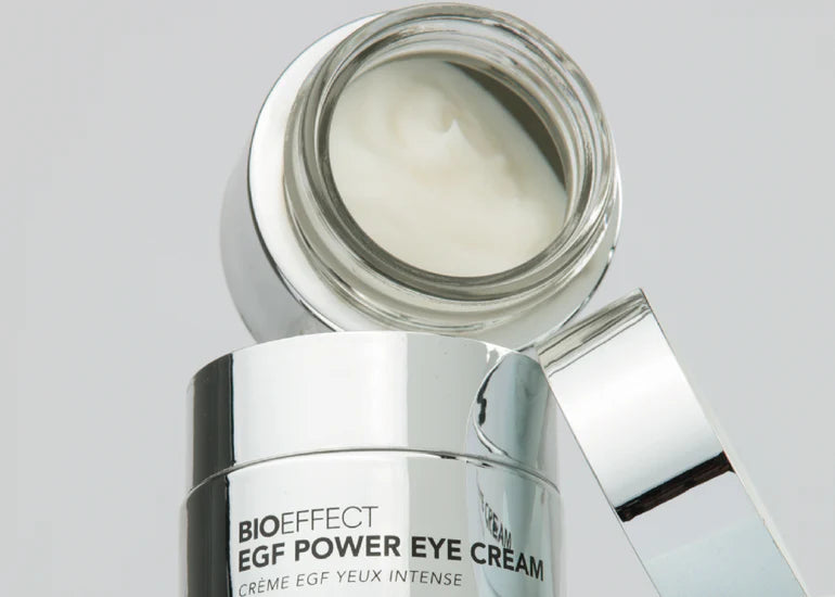 Bioeffect EGF Power Eye Cream 15mL - Contorno de ojos con EGF (factores de crecimiento) para reducir visiblemente líneas finas y arrugas, mejorar la firmeza, elasticidad y densidad de la piel