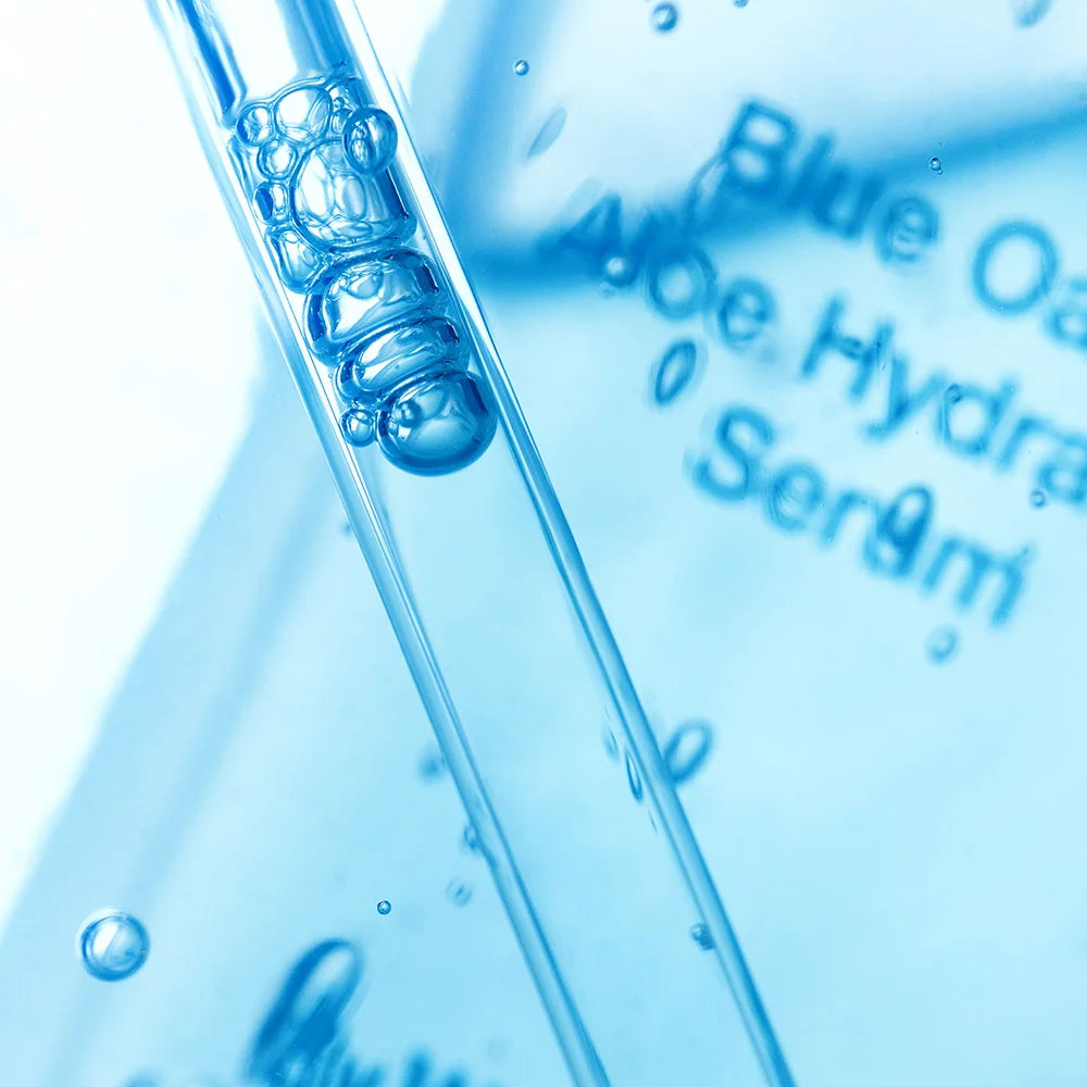 Blue Oasis Aloe Hydrating Serum - Serum facial antinflamatorio e hidratante para todo tipo de piel