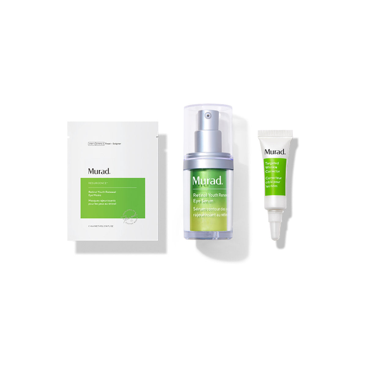 Derm Clinic: Target Eye Wrinkles Value Set - Kit Antiedad para Contorno de Ojos con Retinol