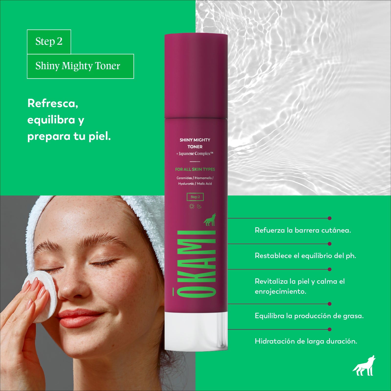 Shiny Mighty Toner - Paso 2 Tónico