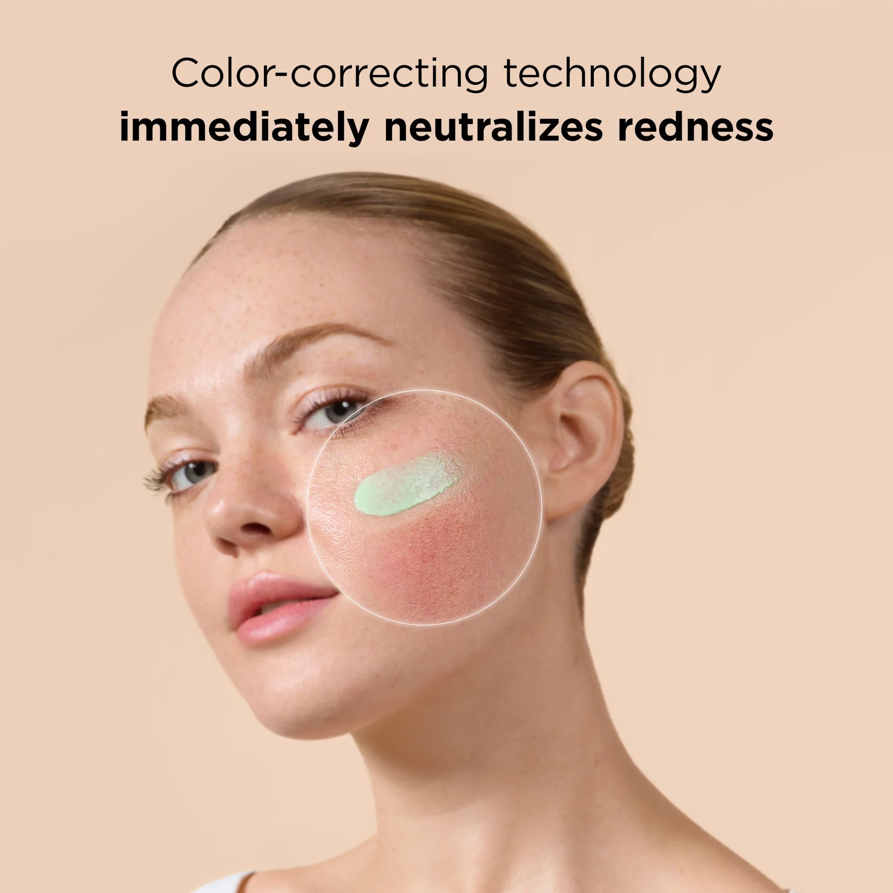 UV Skin Recovery Red Color Correcting Green Tint SPF 50 - Protector Solar Mineral con Tono Verde Corrector de Rojeces y pieles sensibles