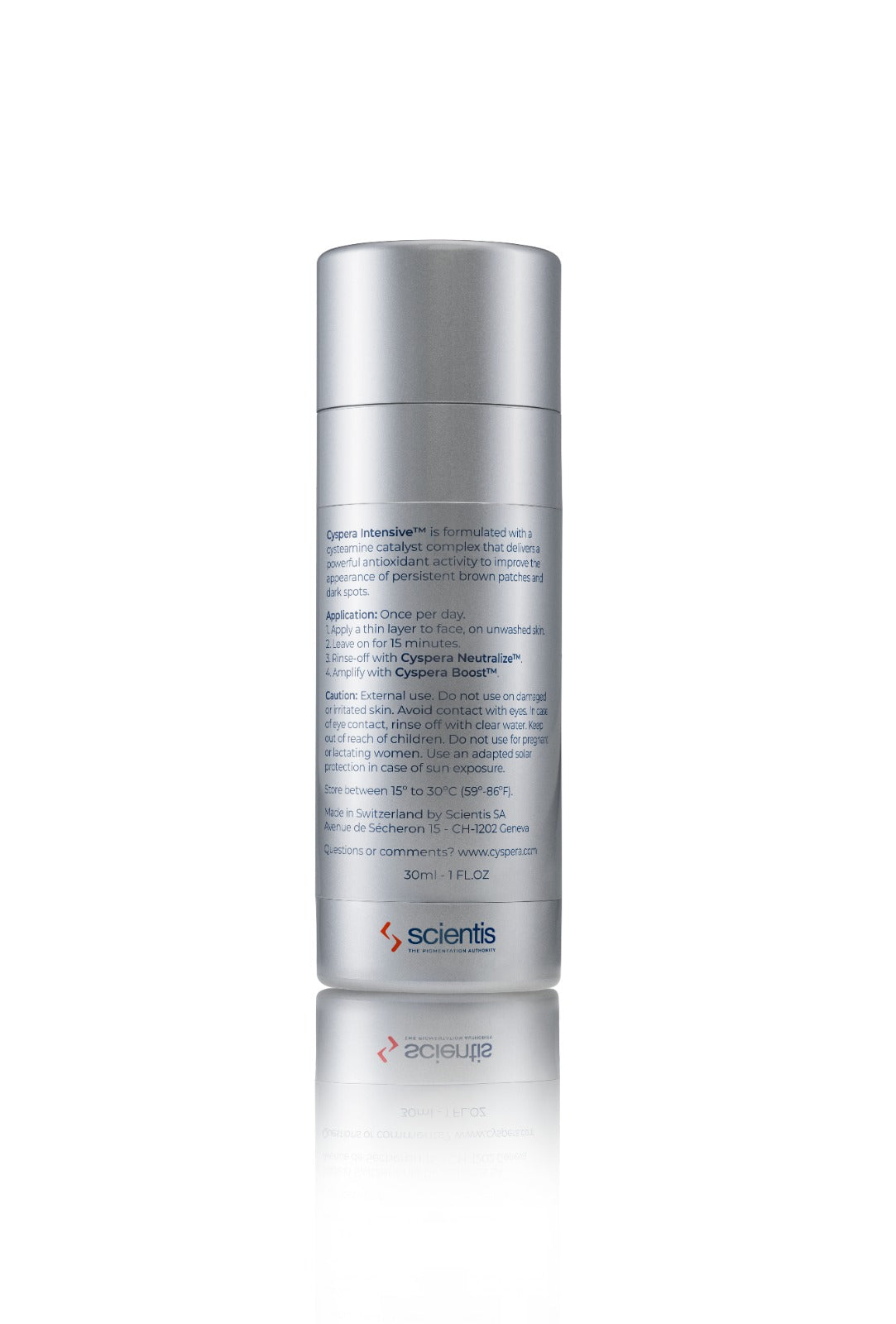 Cyspera Tratamiento paso 1 Intensive - Tratamiento que se deja actuar y luego se retira. Producto más intensivo.