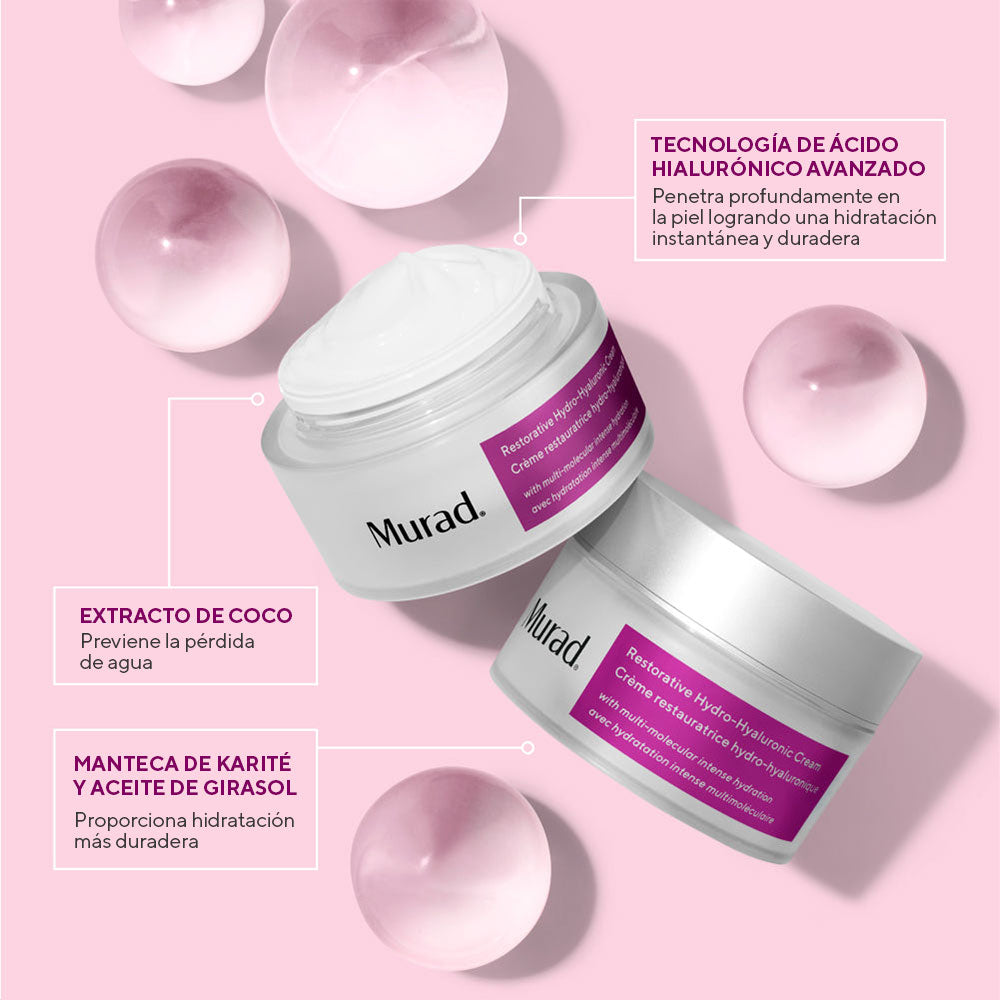 Restorative Hydro-Hyaluronic Cream 50mL - Crema Hidratante con ácido Hialurónico 24h de hidratación