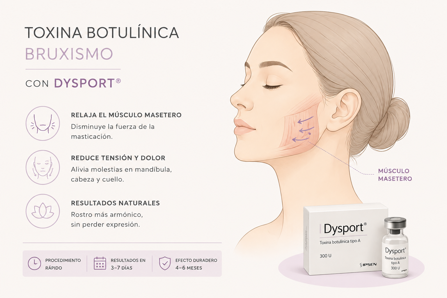 Toxina Botulínica para Bruxismo: relaja la mandíbula, alivia el dolor y mejora la armonía de tu rostro sin cirugía