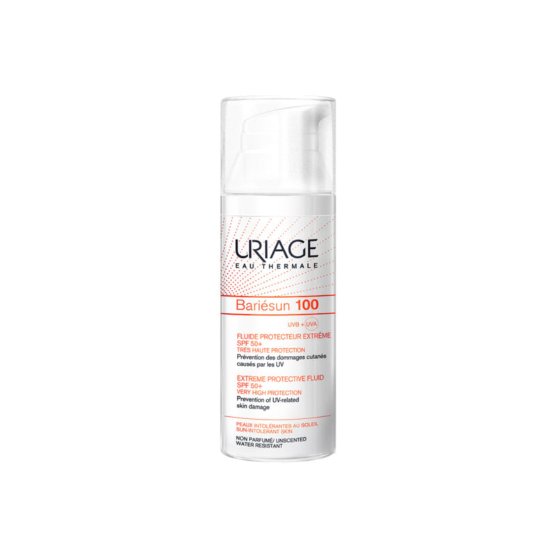 Bariésun 100 Fluído Protector Extremo SPF 50+ / Protector fluido invisible para piel extremadamente intolerante al sol