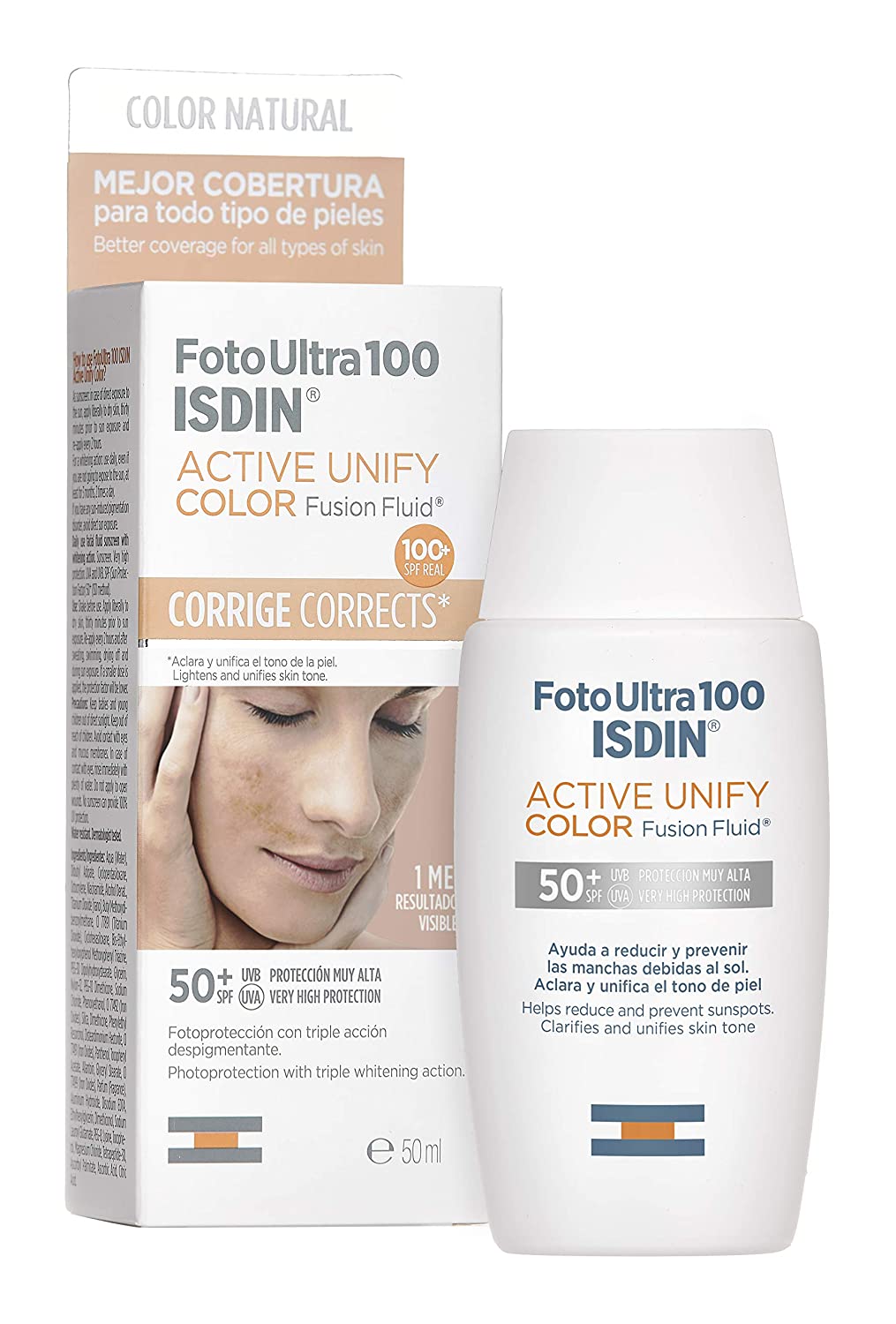 Foto Ultra 100 / Active Unify COLOR Fusion Fluid / SPF 50+