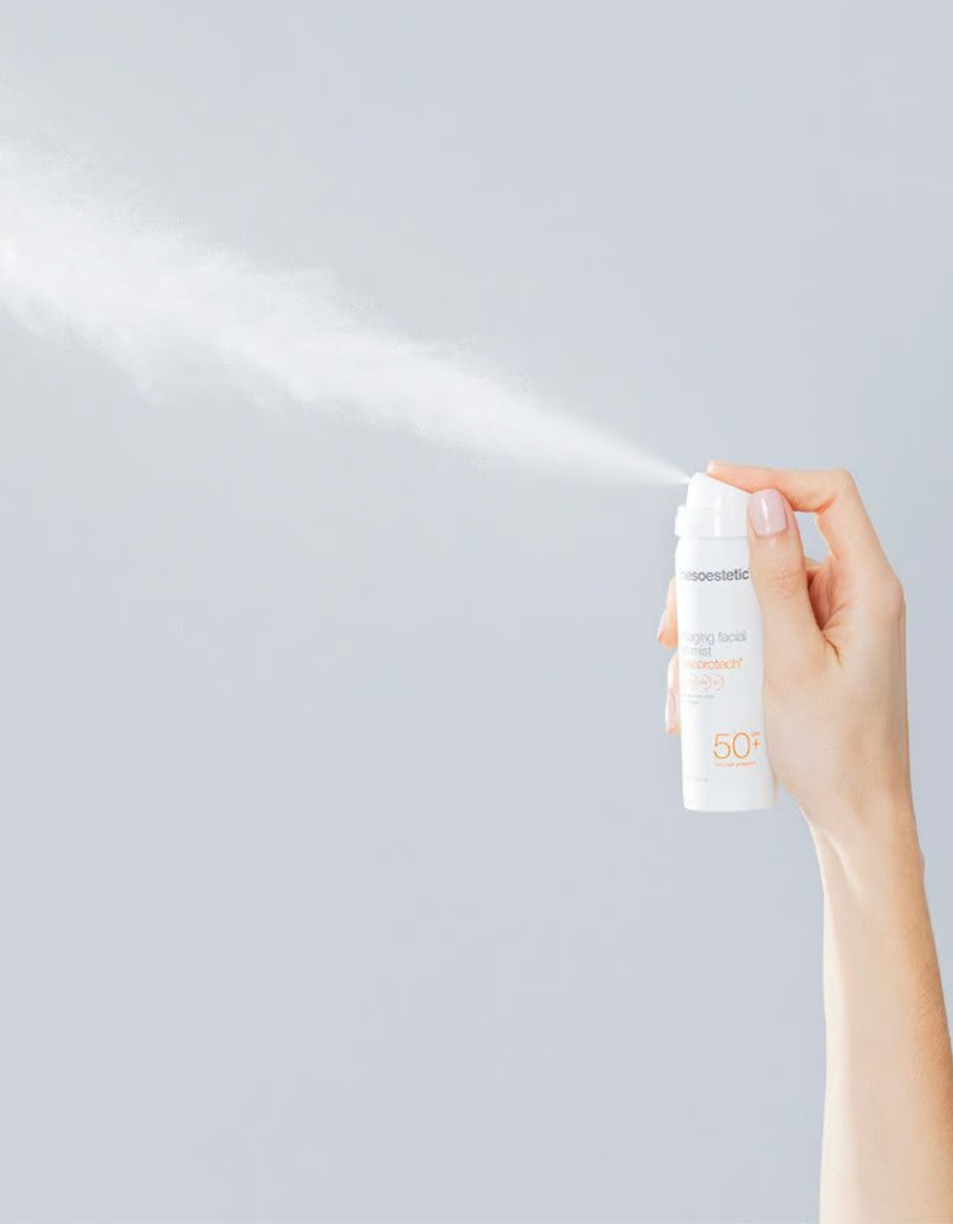 Mesoprotech Antiaging Facial Sun Mist SPF+ 50 / Único spray facial deluxe antiage spf +50