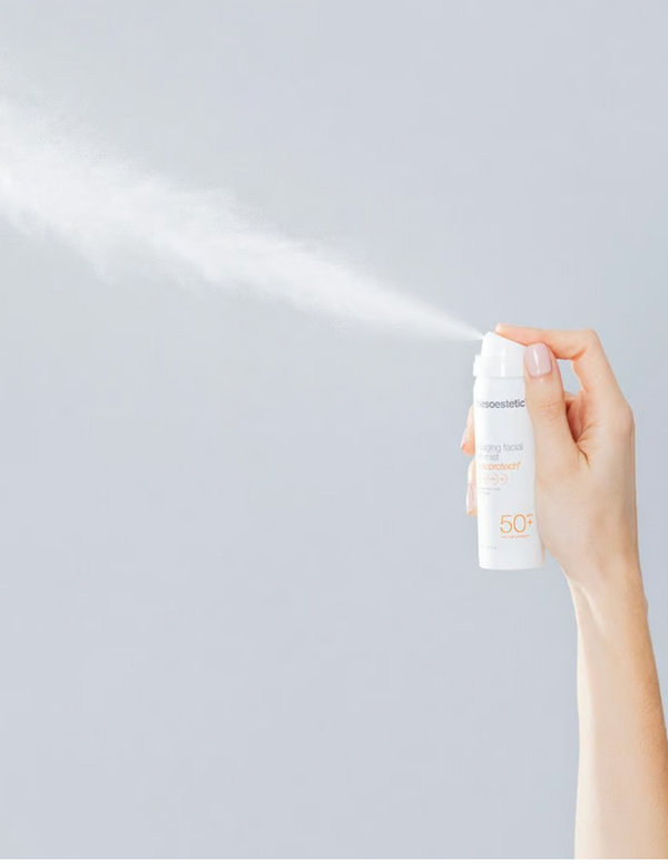 Mesoprotech Antiaging Facial Sun Mist SPF+ 50 / Único mist facial antiage spf +50