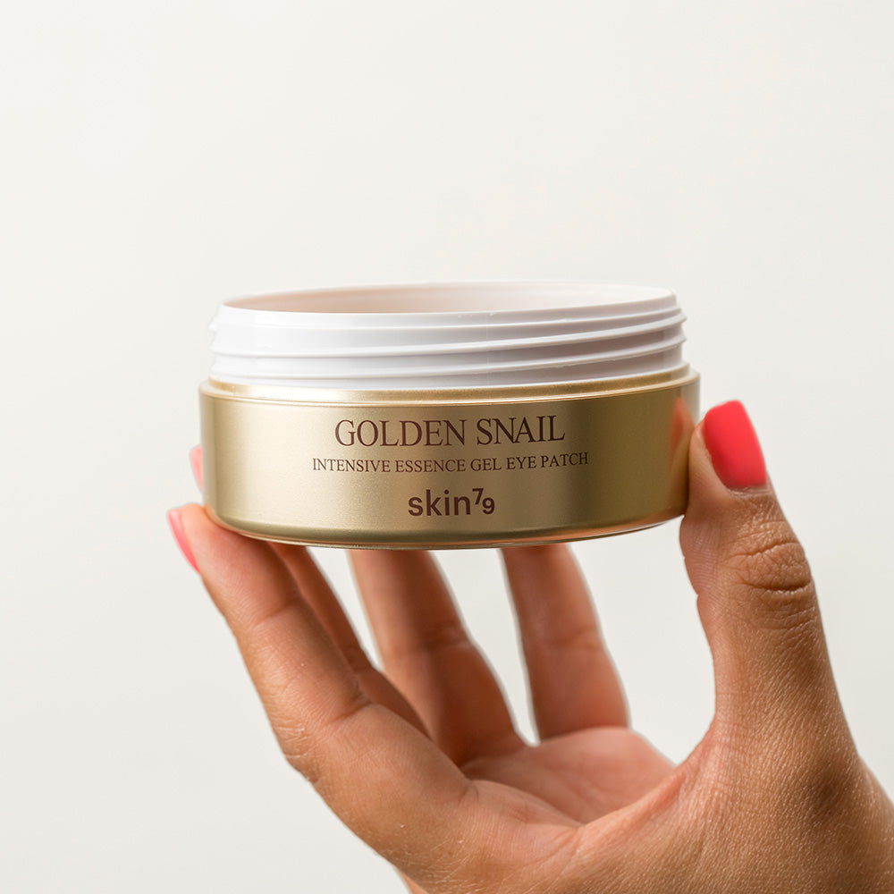 Golden Snail Intensive Essence Gel Eye Patch / Parches reparadores, despigmentantes y antiinflamatorios  para Contorno de Ojos