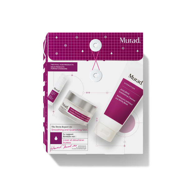Pack Murad Hidratante Exfoliante AHA y Hydro Dynamic Ultimate Moisture TAMAÑO GRANDE